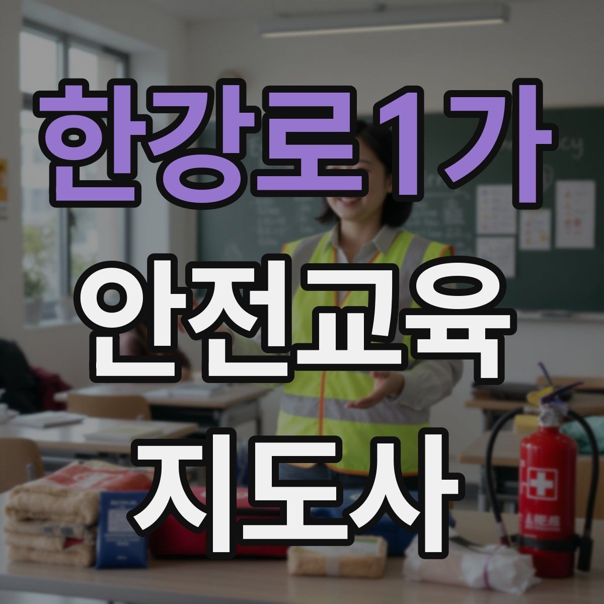 한강로1가 안전교육지도사 자격증 돌봄센터 프로그램에 활용하는 방법