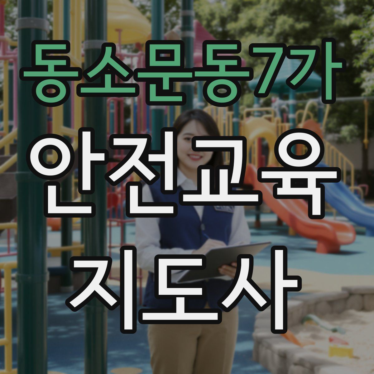 동소문동7가 안전교육지도사 자격증