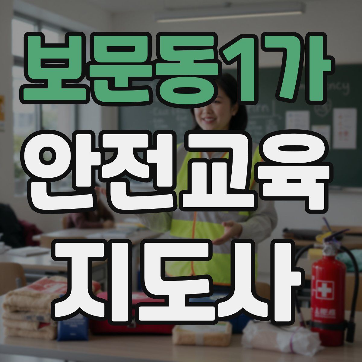 보문동1가 안전교육지도사 자격증