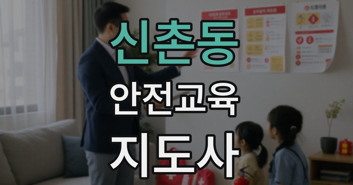 신촌동 안전교육지도사 자격증