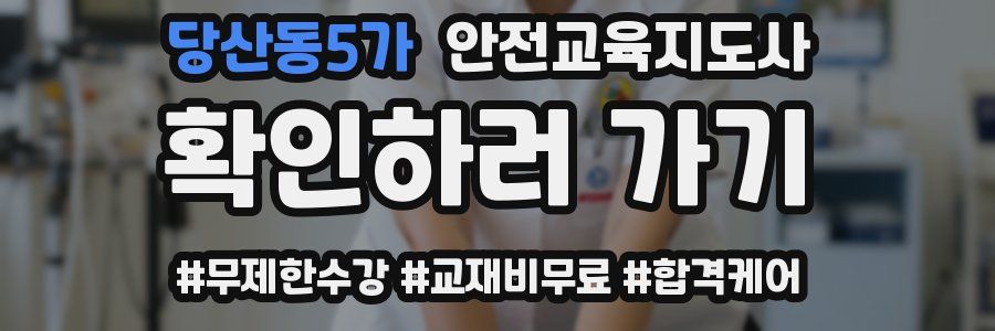 당산동5가 안전교육지도사 자격증