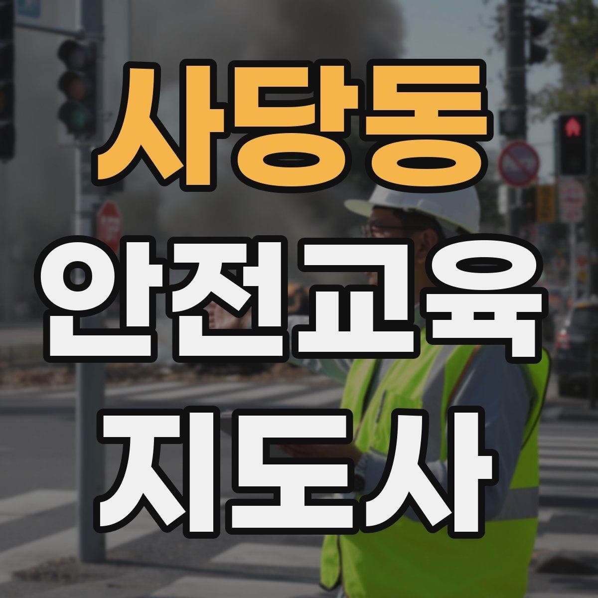 사당동 안전교육지도사 자격증 안전교육 중요성 정리