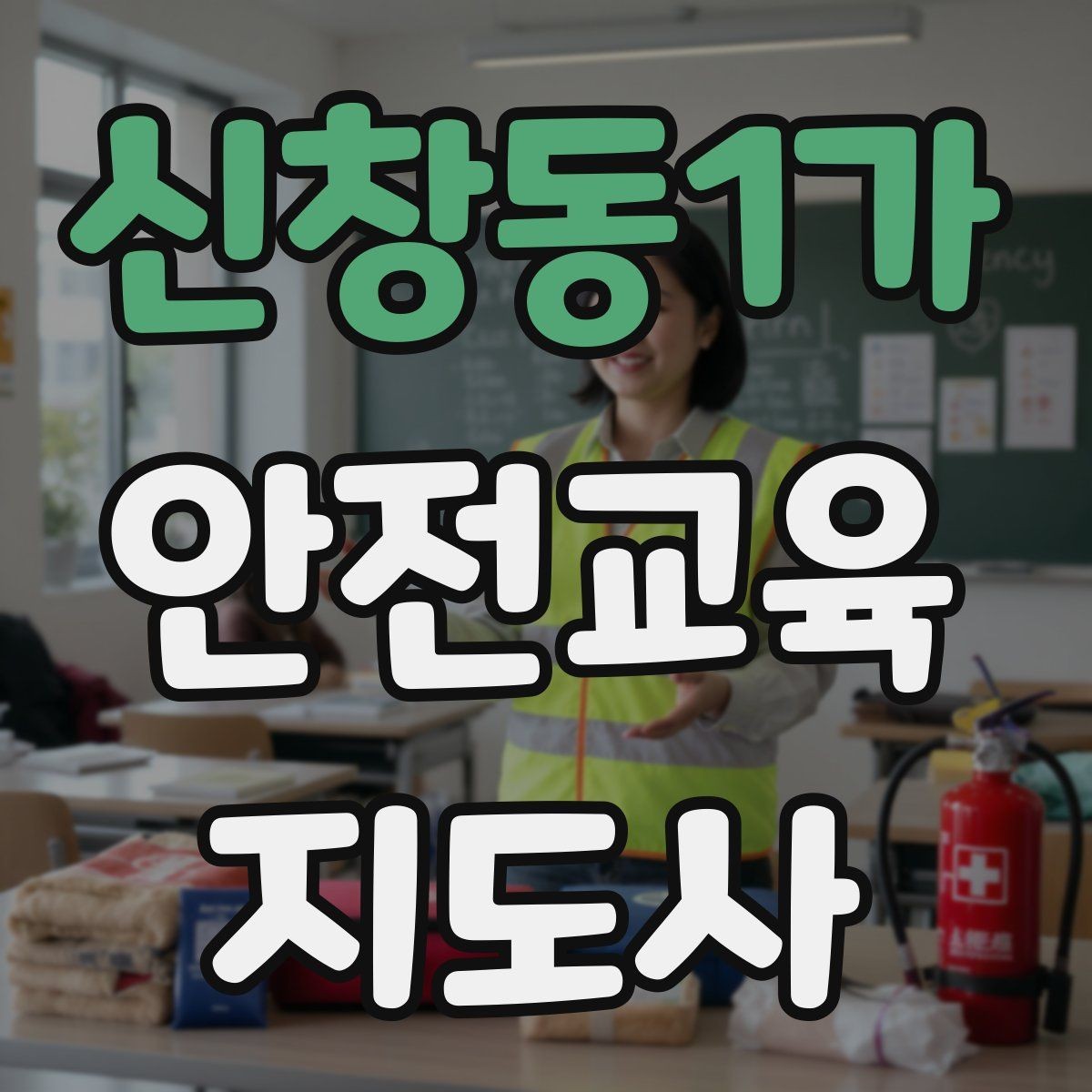 신창동1가 안전교육지도사 자격증 안전교육 중요성 정리