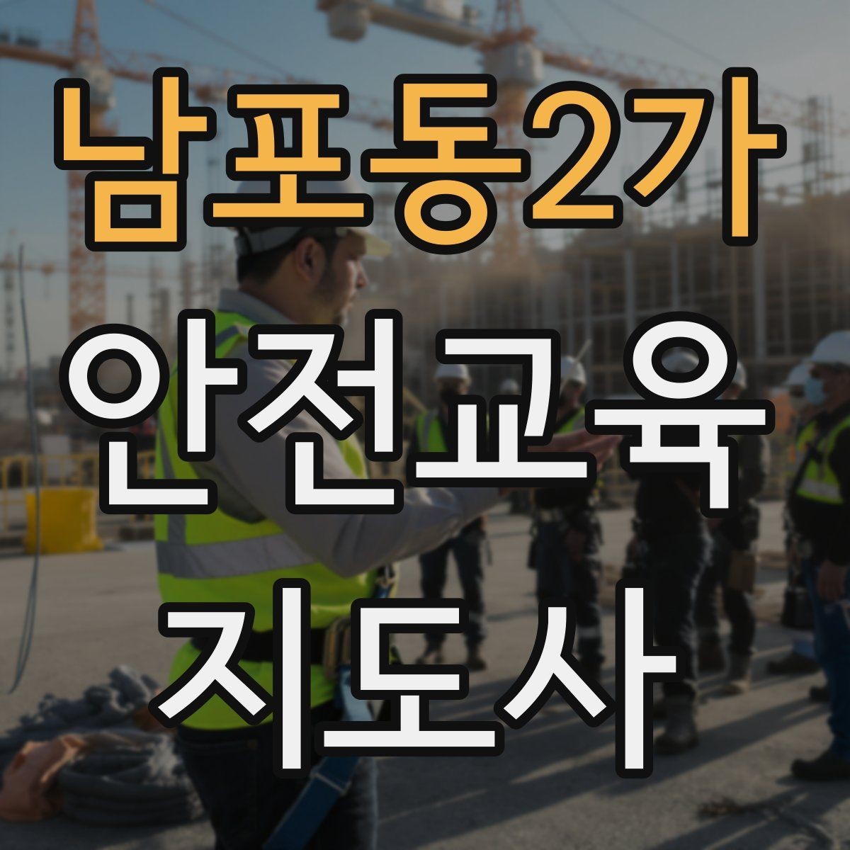 남포동2가 안전교육지도사 자격증 교통안전 교육 강사로 차별화하는 방법