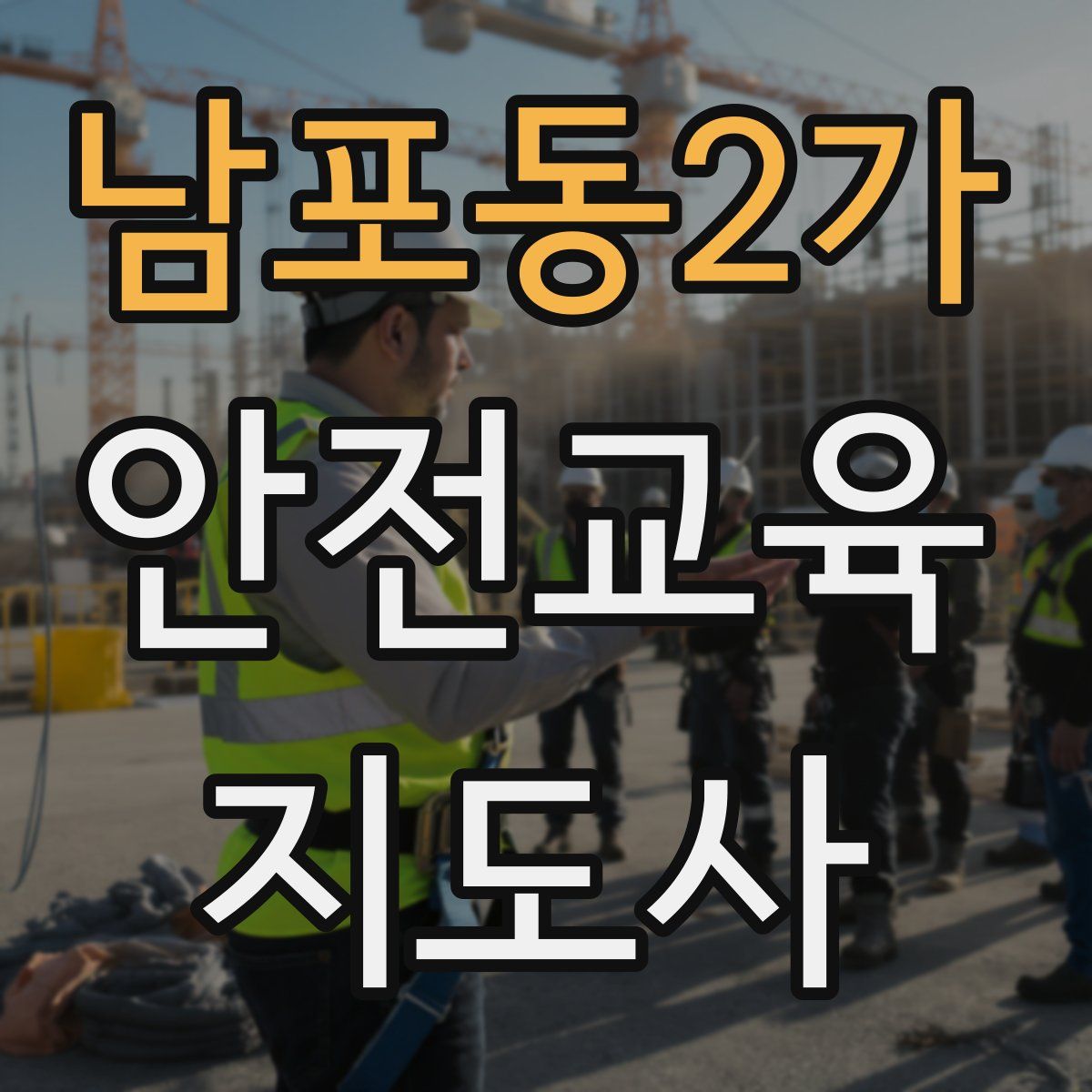 남포동2가 안전교육지도사 자격증