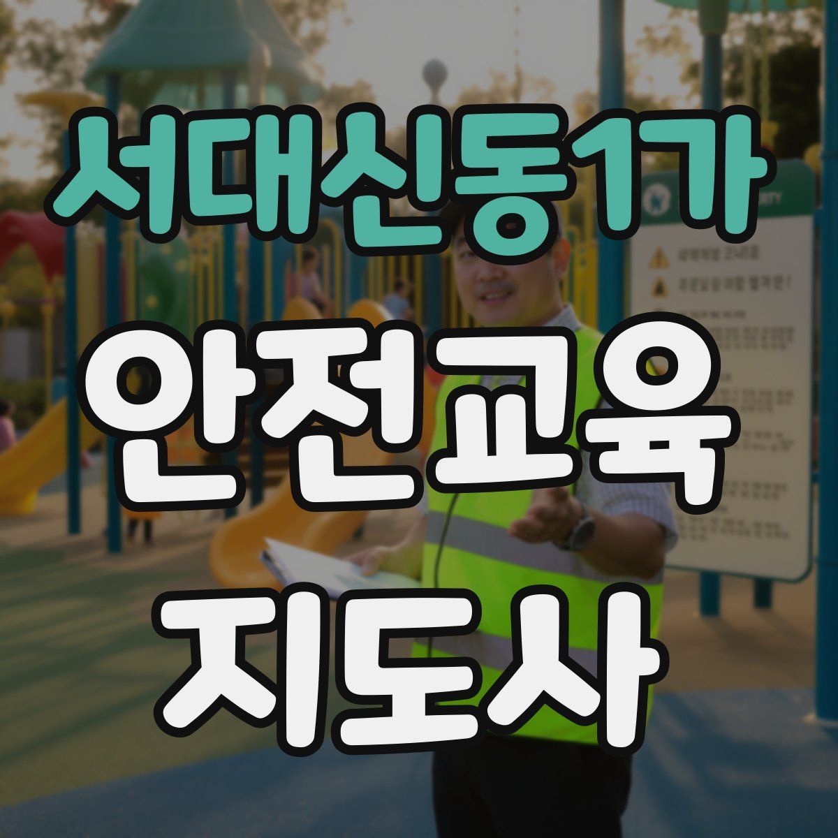 서대신동1가 안전교육지도사 자격증