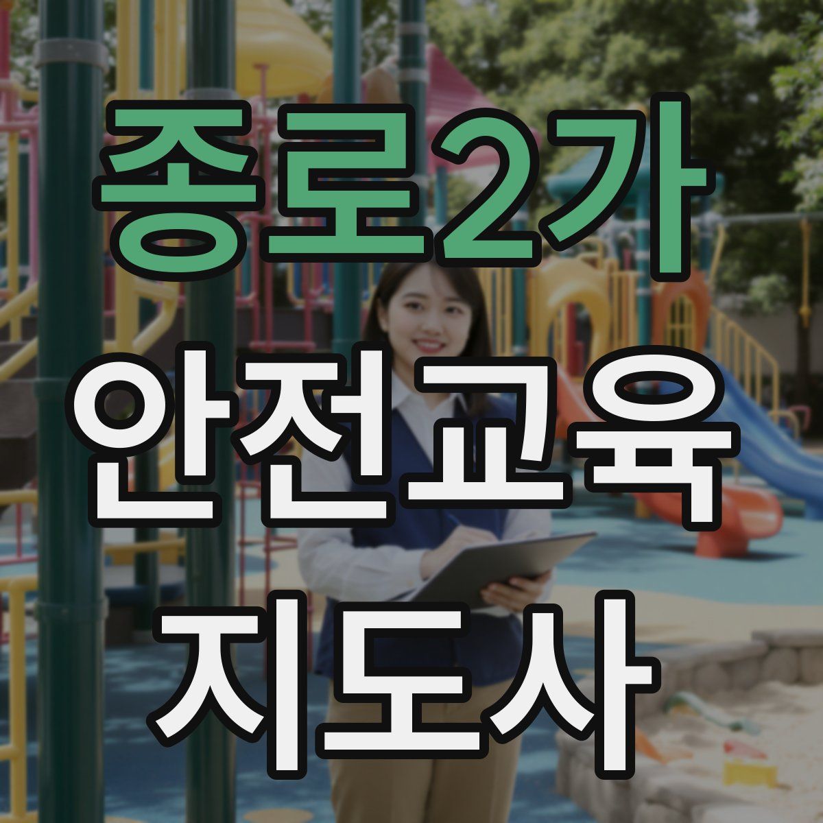 종로2가 안전교육지도사 자격증