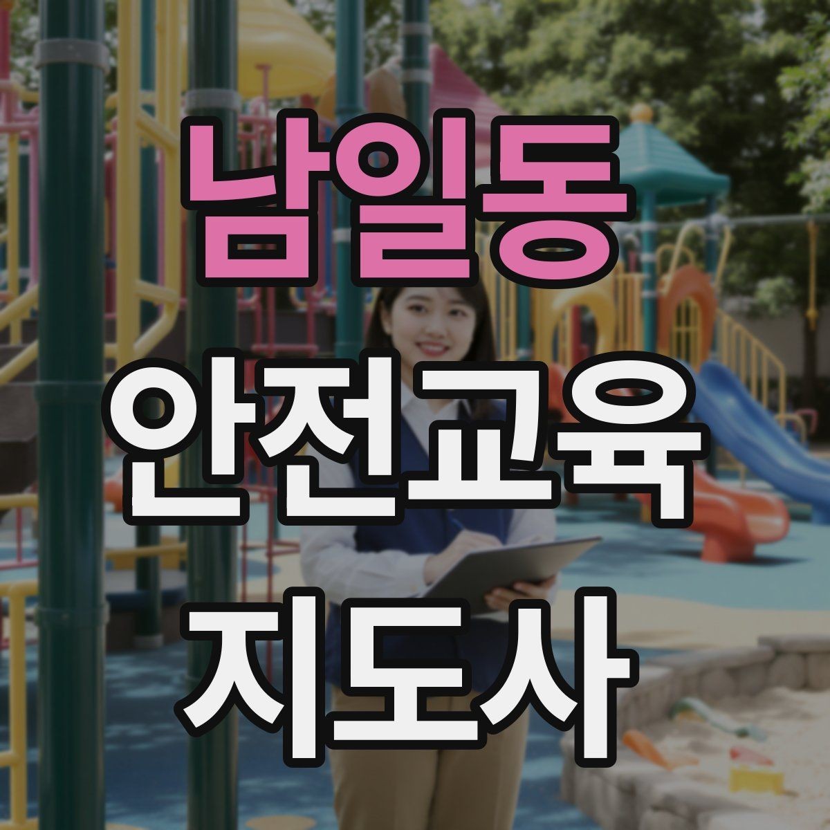 남일동 안전교육지도사 자격증 성인 교육에서 지루하지 않게 설명하는 팁