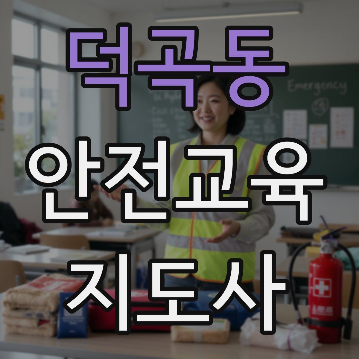 덕곡동 안전교육지도사 자격증 신학기 안전교육 프로그램 예시