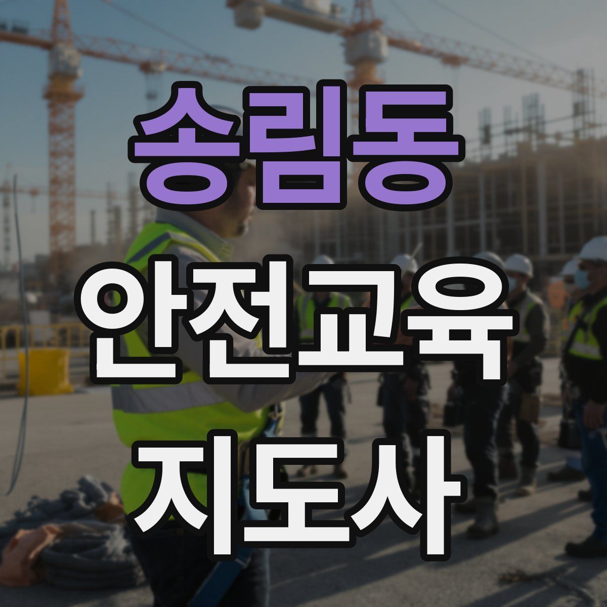 송림동 안전교육지도사 자격증