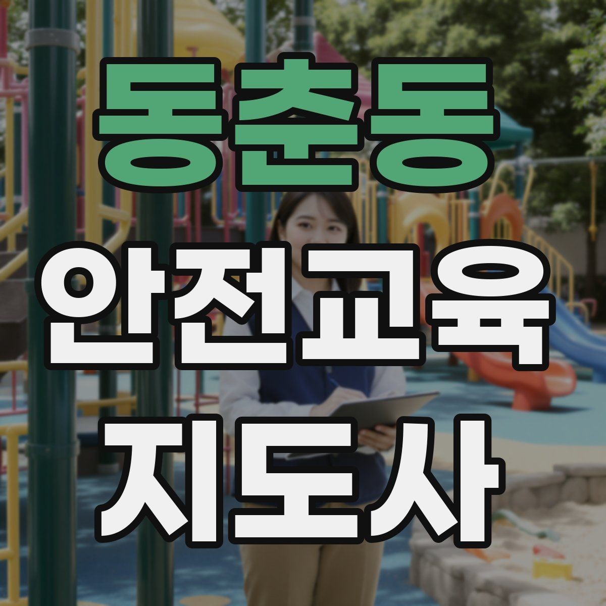 동춘동 안전교육지도사 자격증 안전교육 중요성 정리