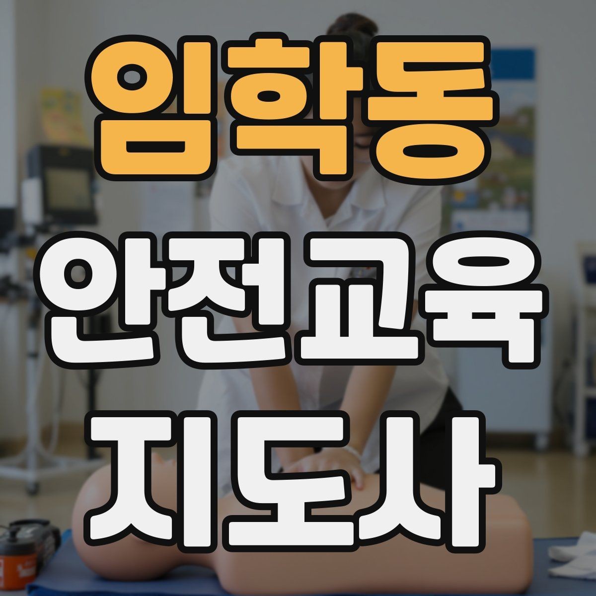 임학동 안전교육지도사 자격증 지역 기반 교육 활동 방법