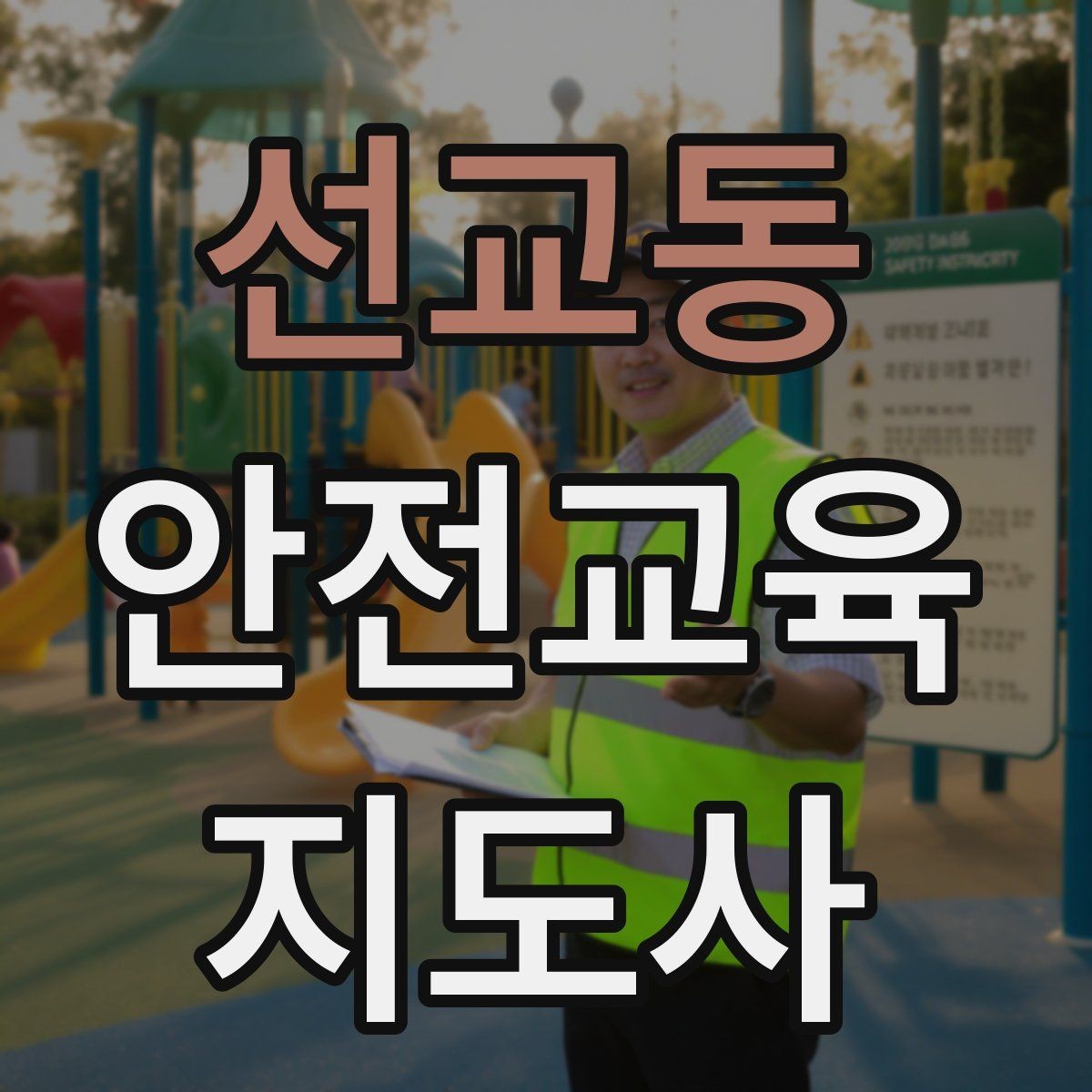 선교동 안전교육지도사 자격증 강사 프로필을 신뢰감 있게 쓰는 방법
