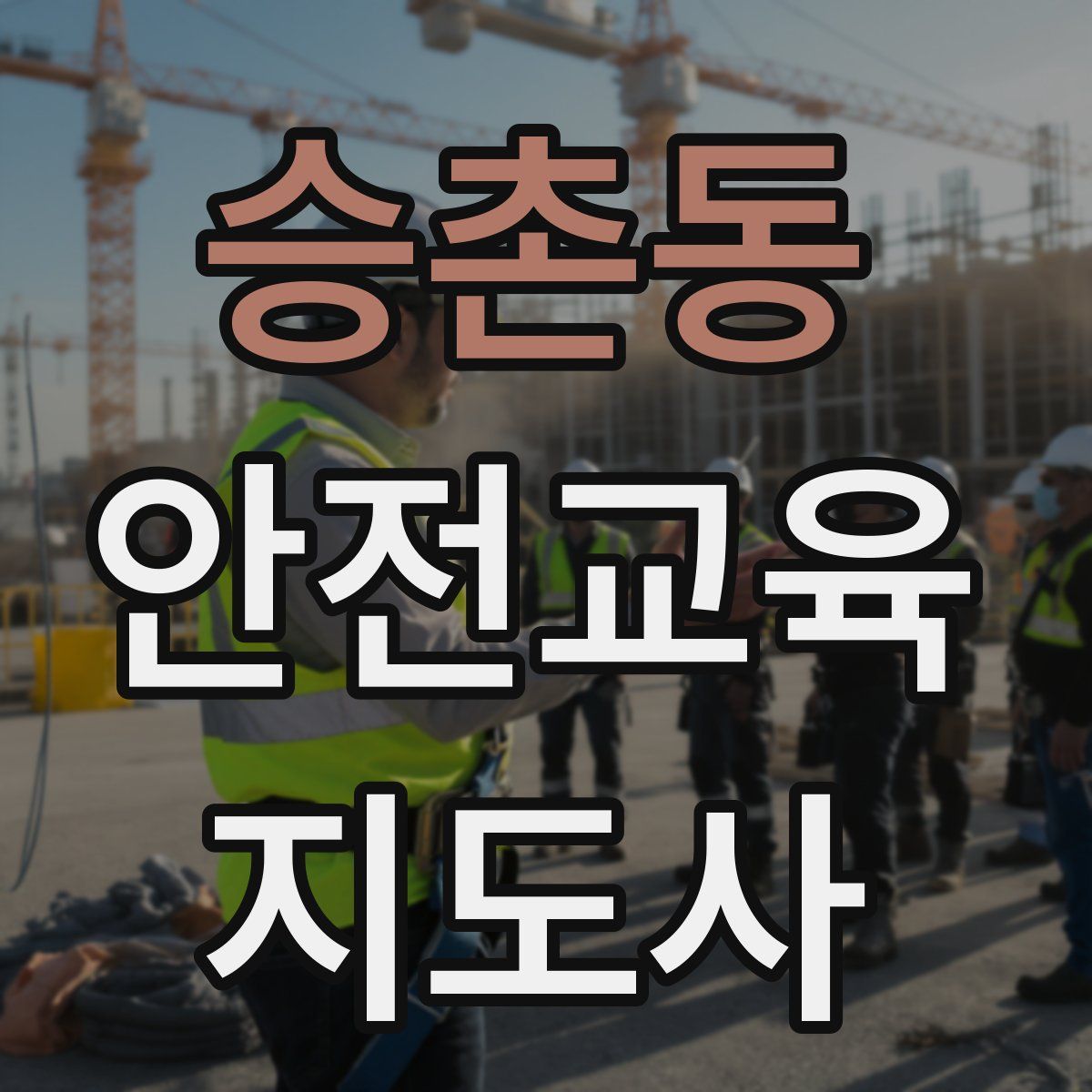승촌동 안전교육지도사 자격증