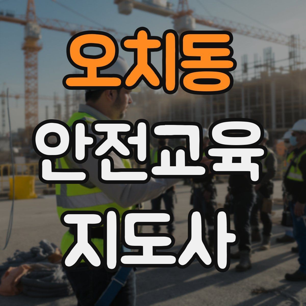 오치동 안전교육지도사 자격증 돌발 질문에 침착하게 답하는 법