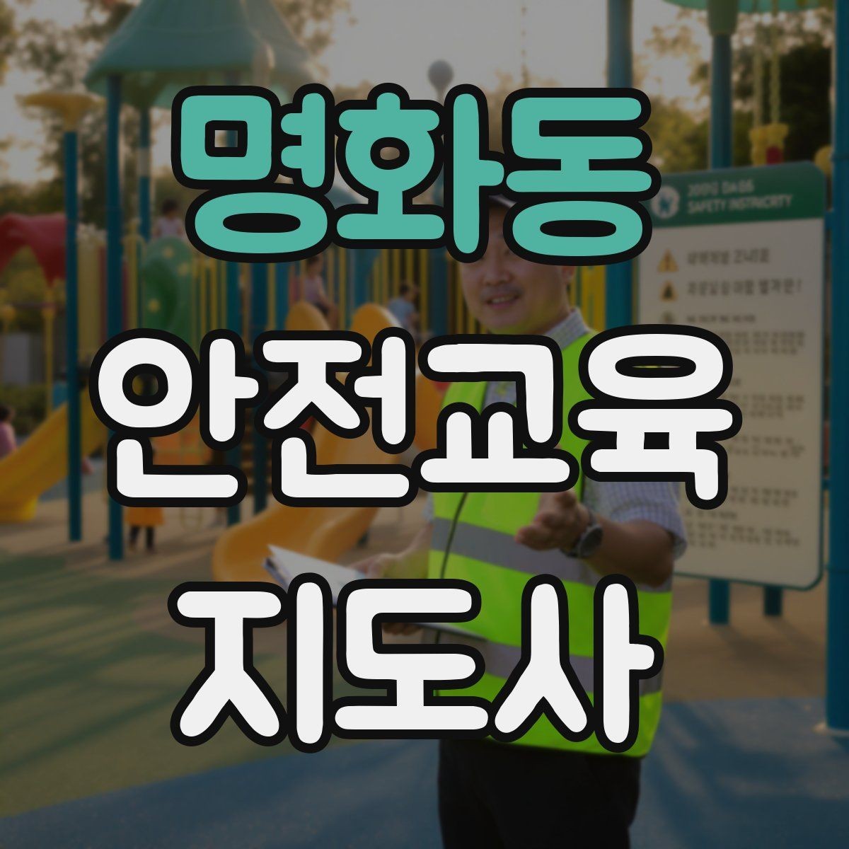 명화동 안전교육지도사 자격증 유치원·어린이집 안전교육과 연결되는 이유