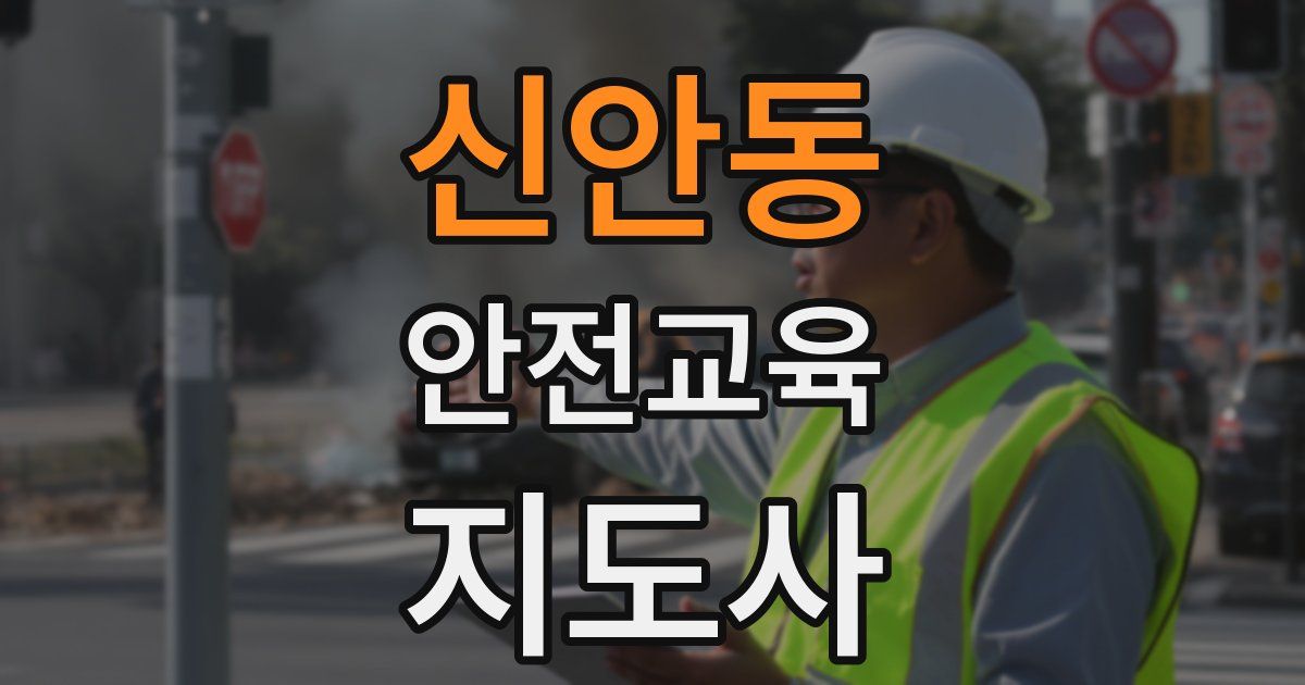 신안동 안전교육지도사 자격증