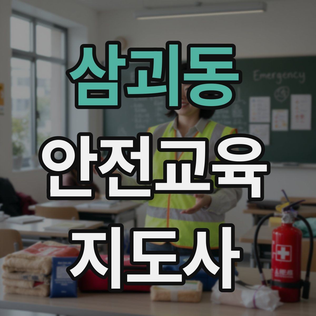 삼괴동 안전교육지도사 자격증 취득 후 활용 분야 정리