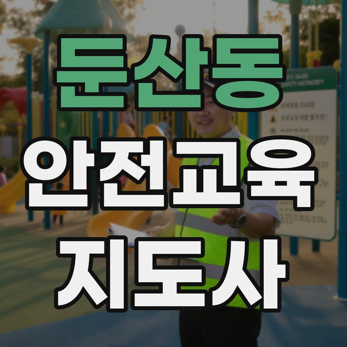둔산동 안전교육지도사 자격증 아동안전 교육으로 특화할 때 장점