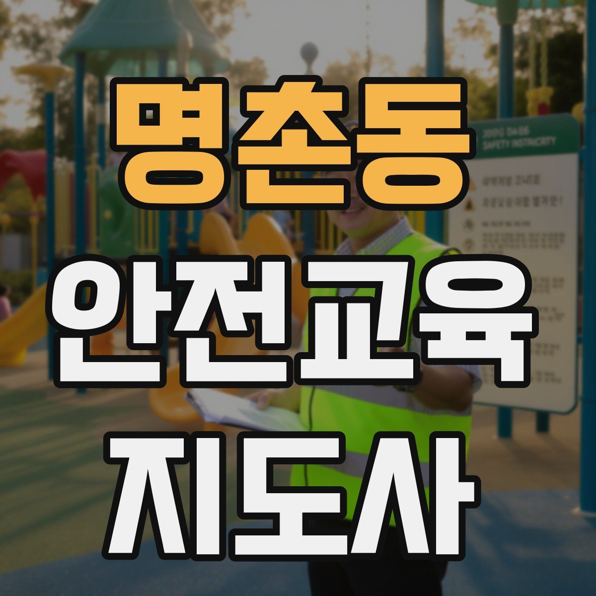 명촌동 안전교육지도사 자격증