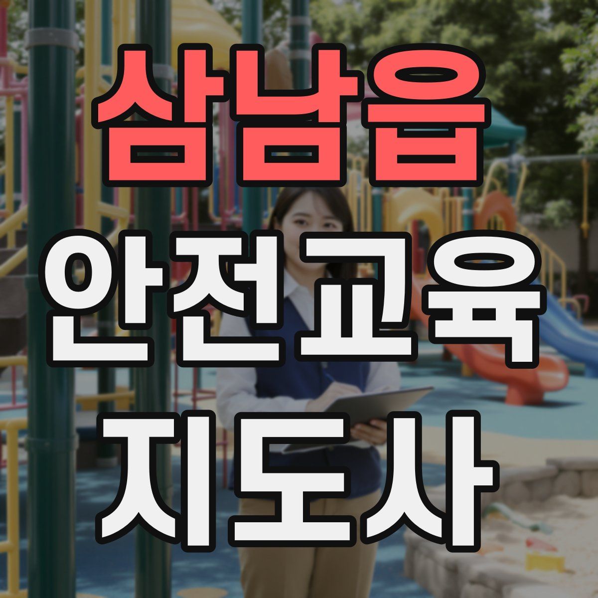 삼남읍 안전교육지도사 자격증