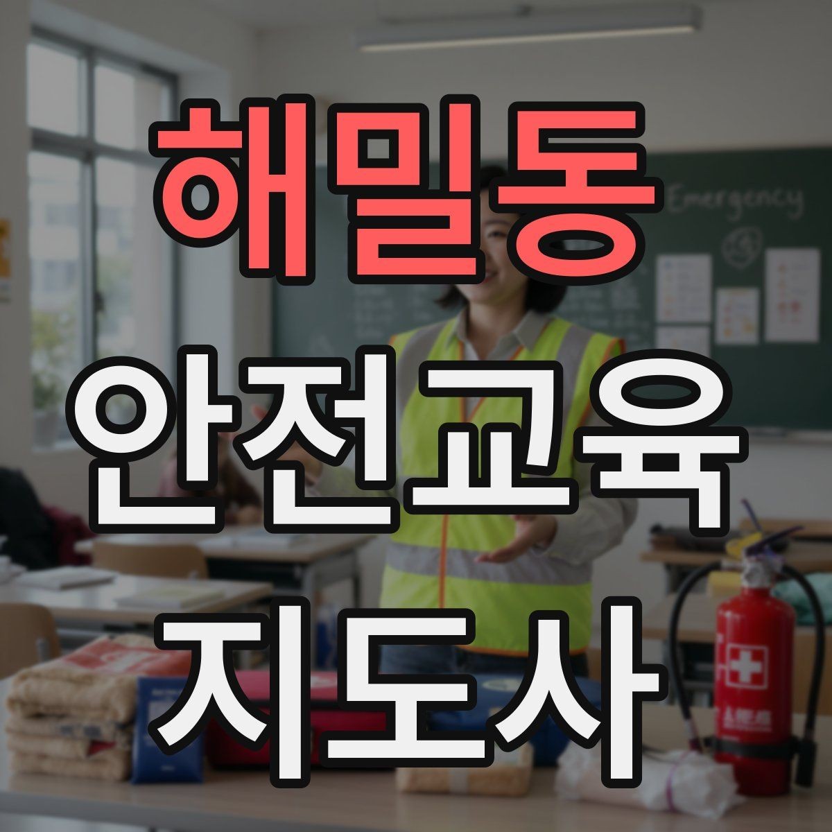 해밀동 안전교육지도사 자격증 교육 자료 구성 방법