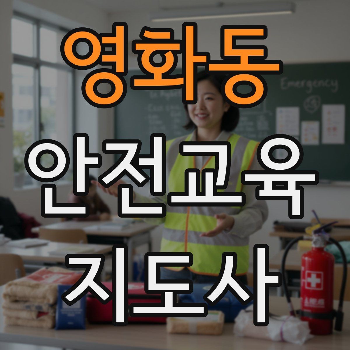영화동 안전교육지도사 자격증 강사 프로필을 신뢰감 있게 쓰는 방법