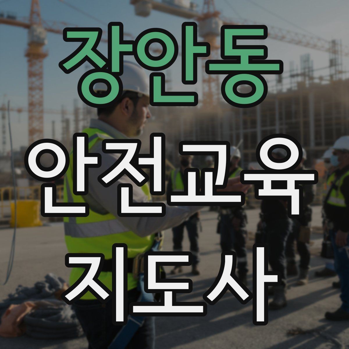 장안동 안전교육지도사 자격증 청소년 안전교육 진행 방법