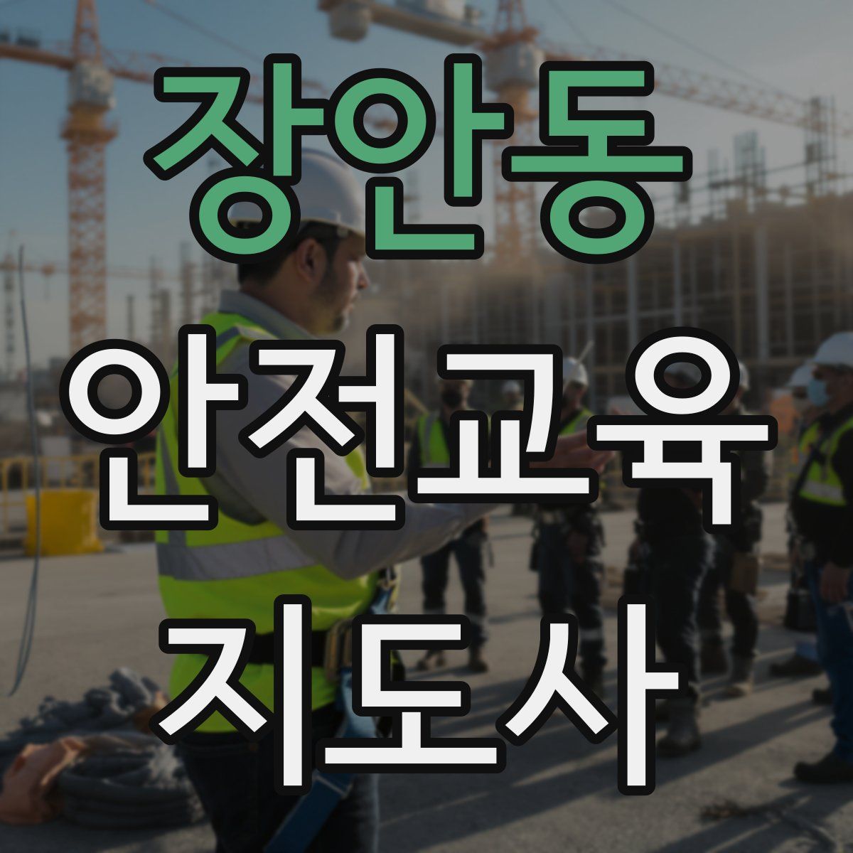 장안동 안전교육지도사 자격증