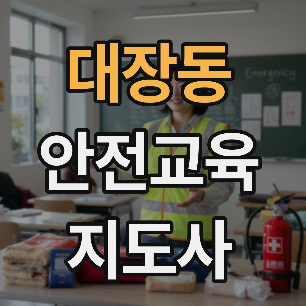 대장동 안전교육지도사 자격증 취득 후 활동 영역 넓히기