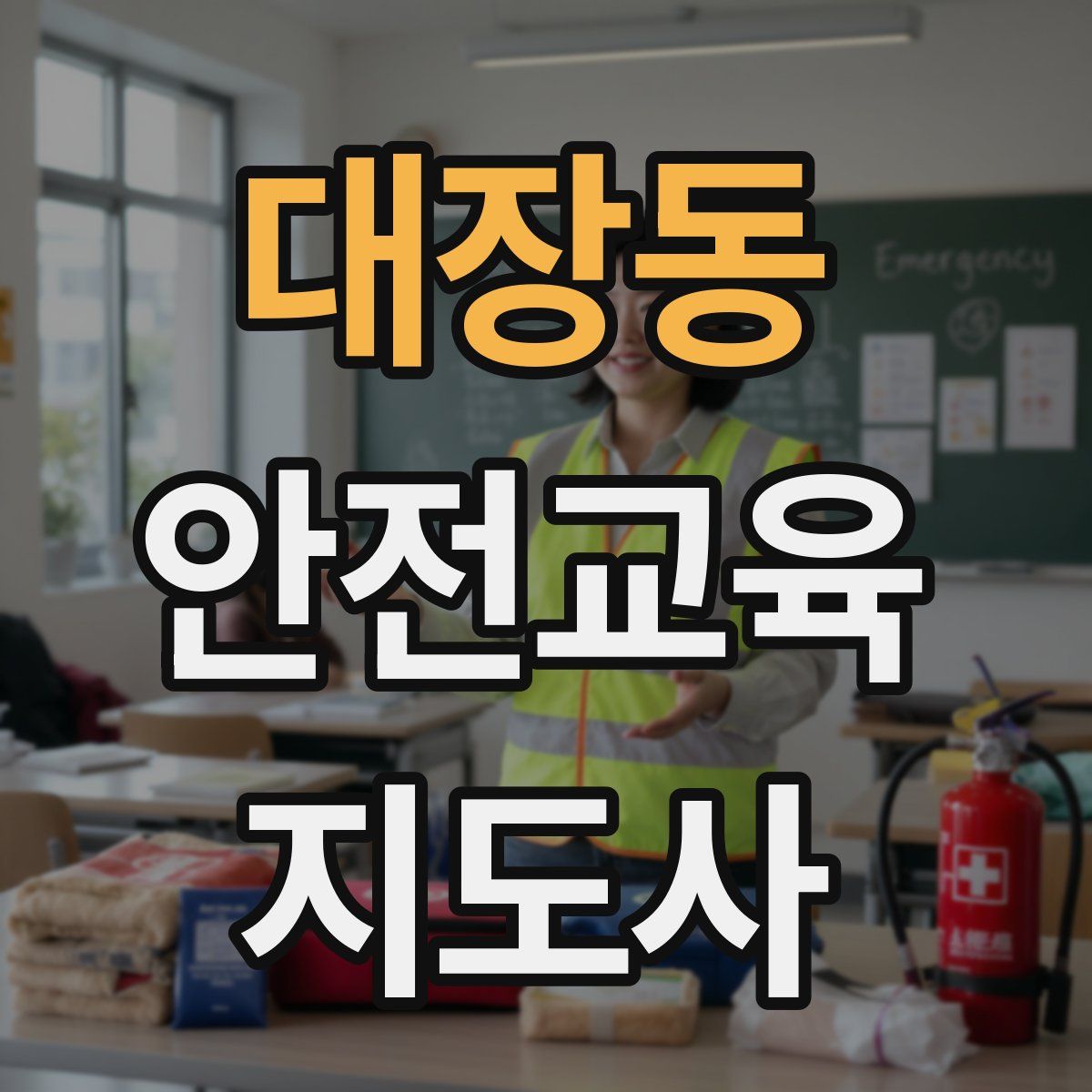 대장동 안전교육지도사 자격증