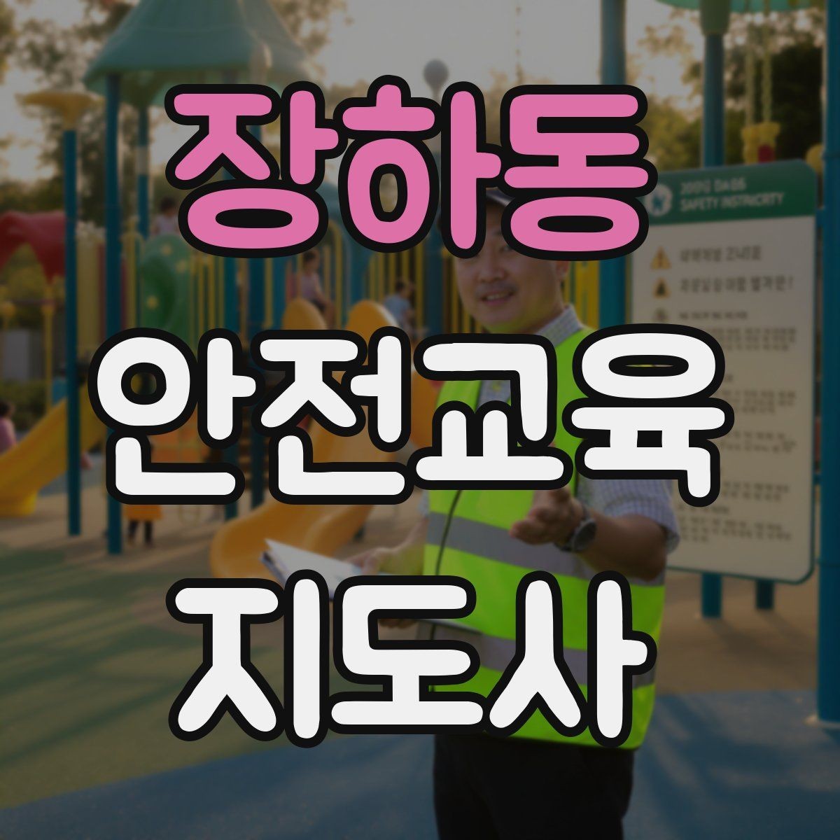 장하동 안전교육지도사 자격증 고등학생 대상 강의에서 현실성이 필요한 이유