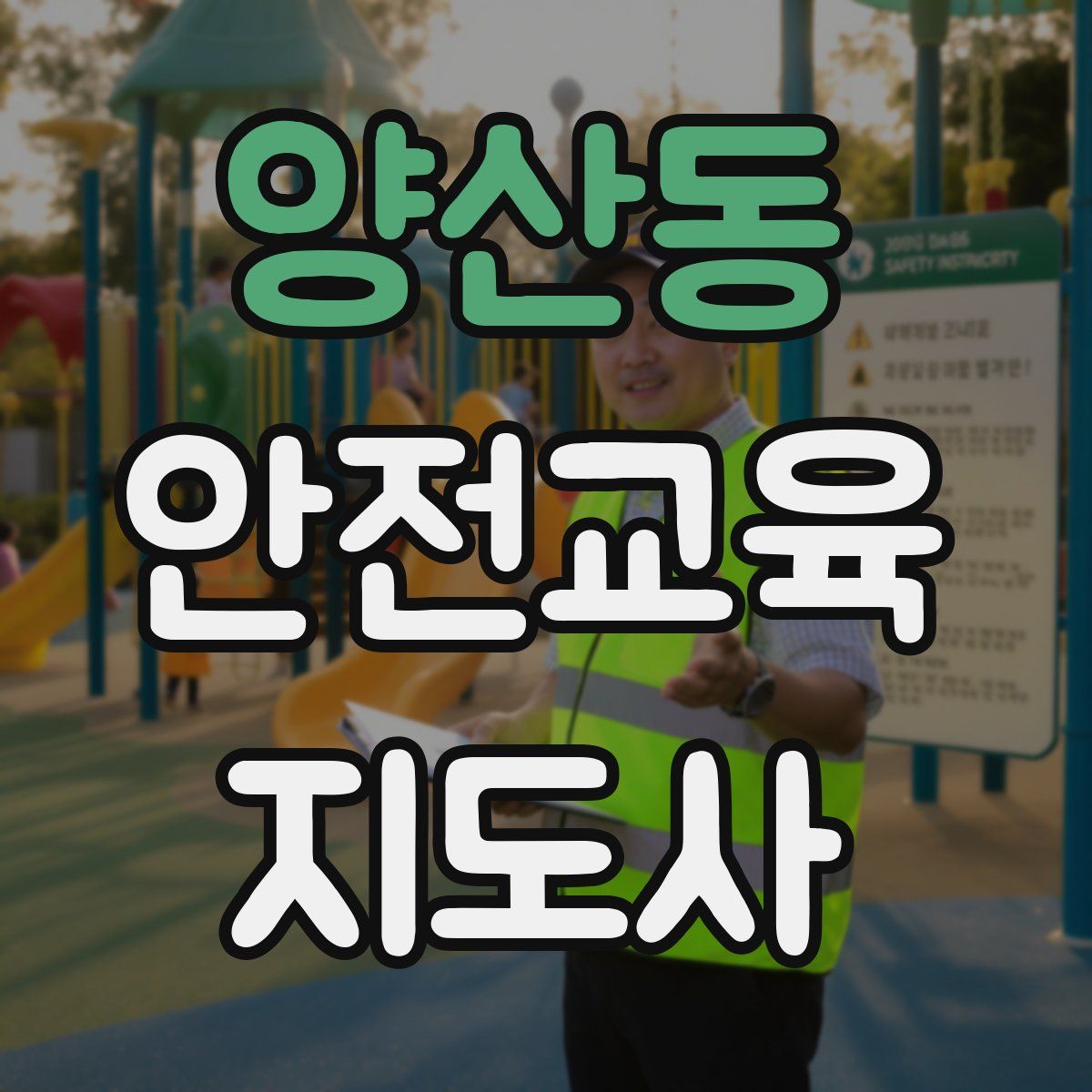 양산동 안전교육지도사 자격증
