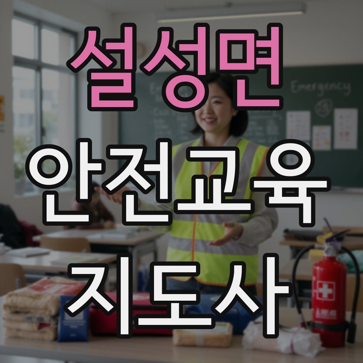 설성면 안전교육지도사 자격증 교육 시간과 커리큘럼 정리