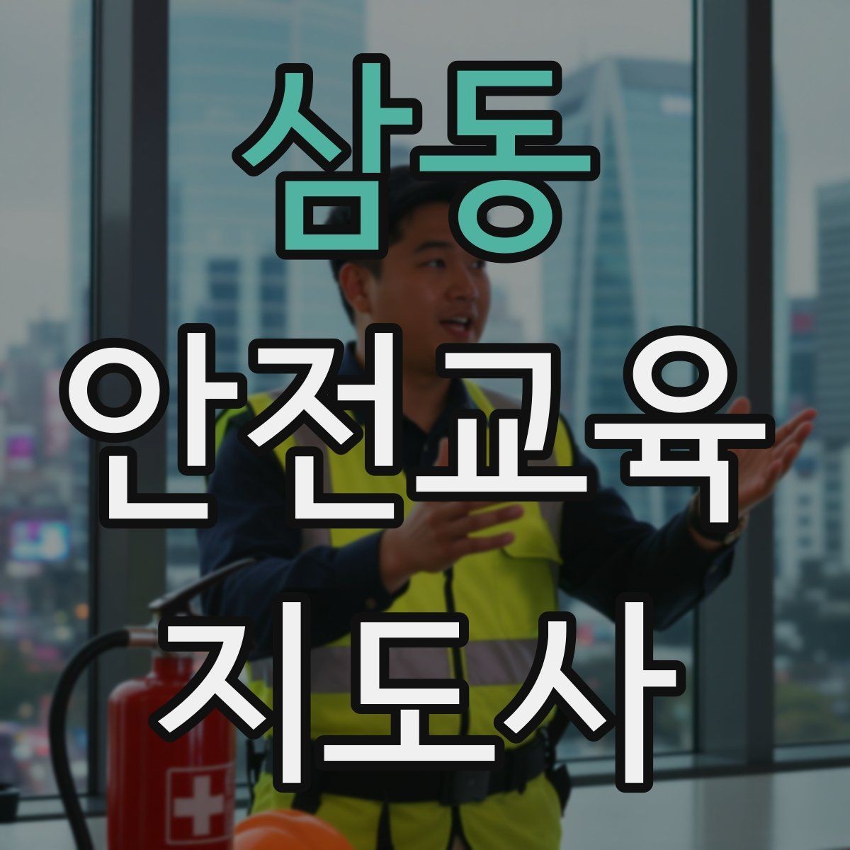 삼동 안전교육지도사 자격증 시험 준비 전략 정리