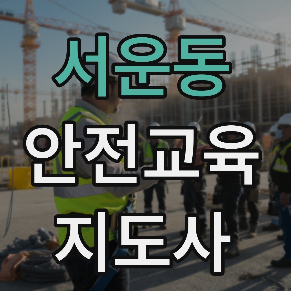서운동 안전교육지도사 자격증 지역 맘카페·커뮤니티 활용 전략