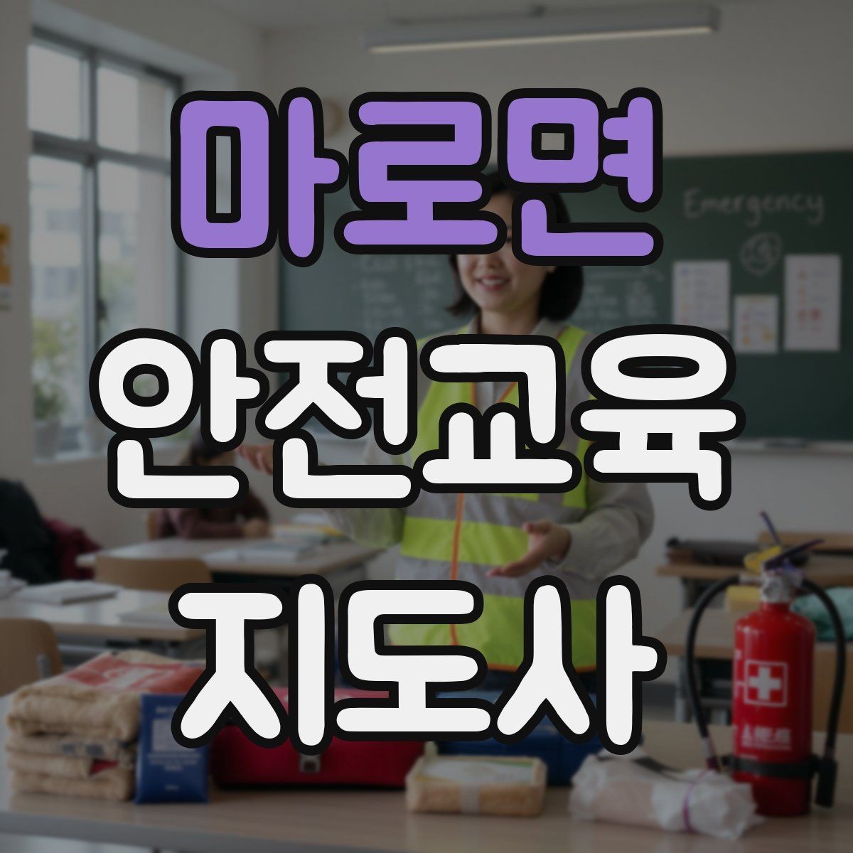 마로면 안전교육지도사 자격증 꾸준히 활용 가능한 실전형 자격증인지 살펴보기