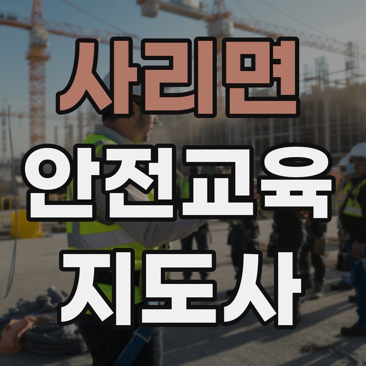 사리면 안전교육지도사 자격증 교육 봉사와 연결해 활용하는 방법