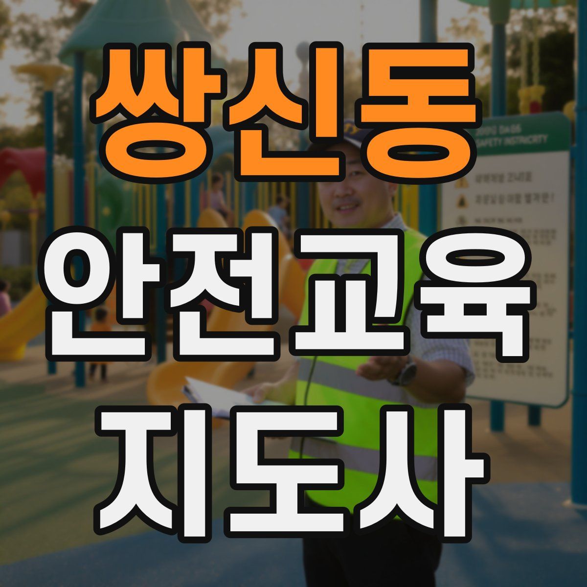 쌍신동 안전교육지도사 자격증