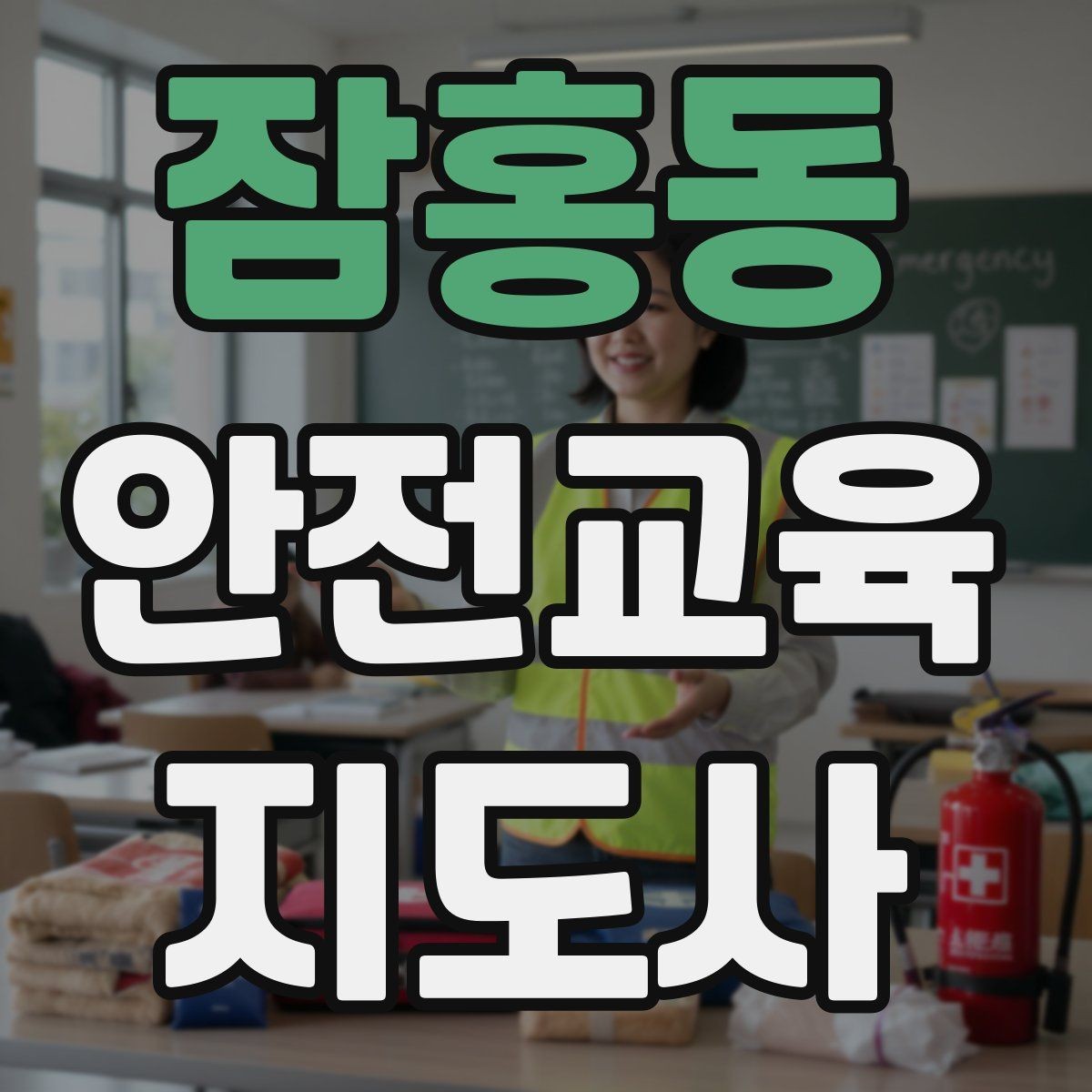 잠홍동 안전교육지도사 자격증 행사용 특강을 기획할 때 체크할 것