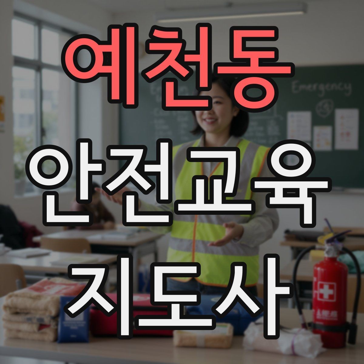 예천동 안전교육지도사 자격증 교육 활동 범위 알아보기