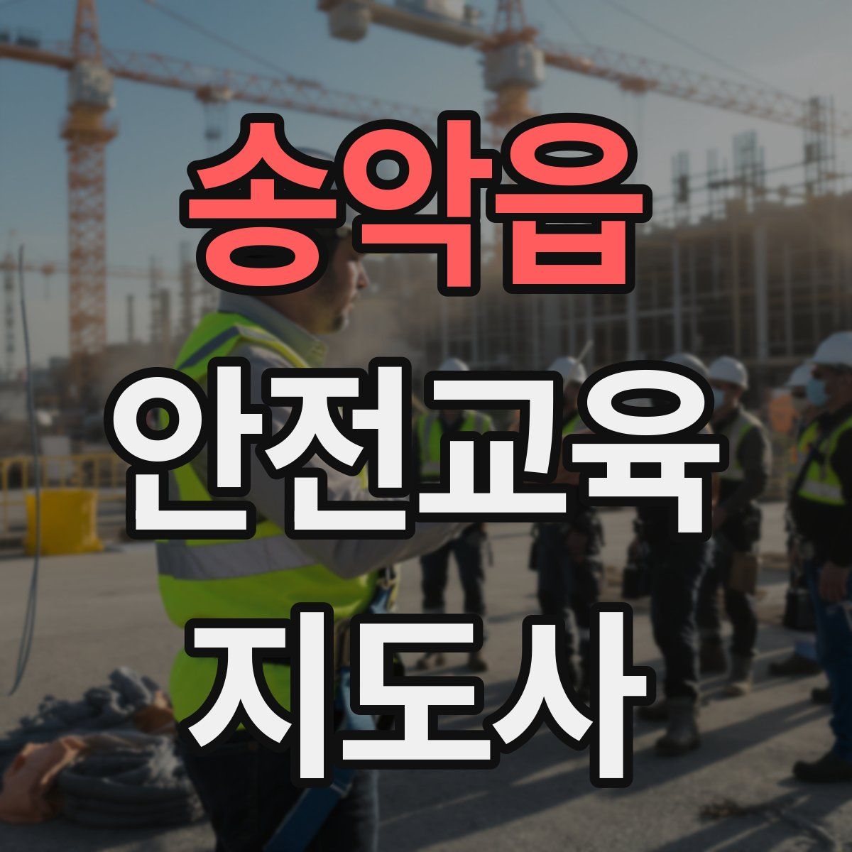 송악읍 안전교육지도사 자격증