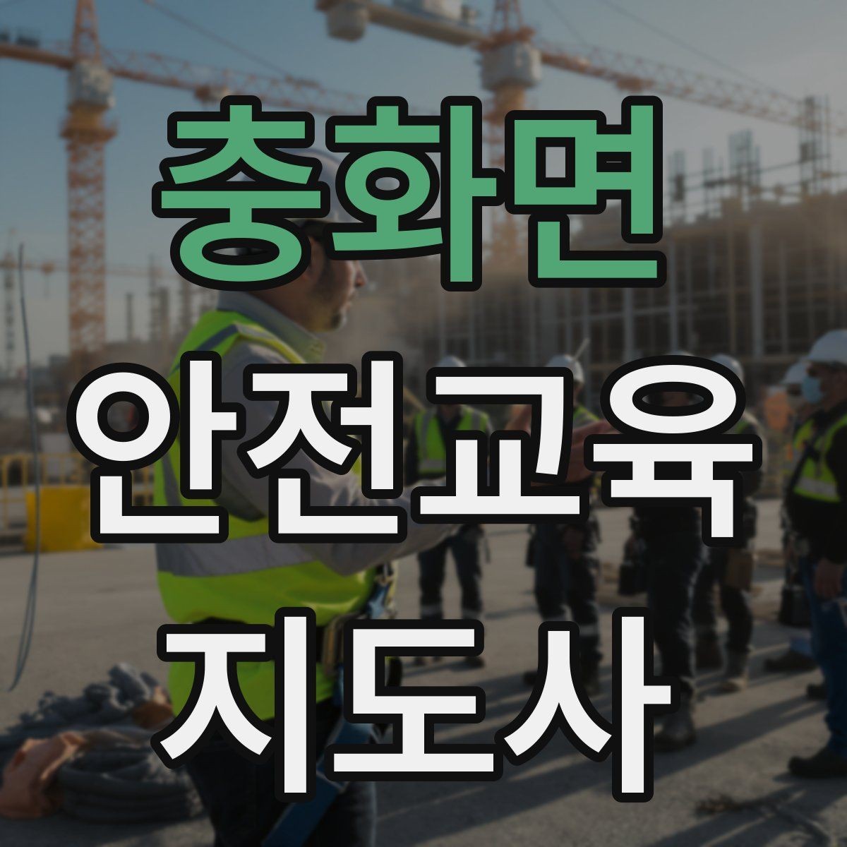 충화면 안전교육지도사 자격증 성인 교육에서 지루하지 않게 설명하는 팁