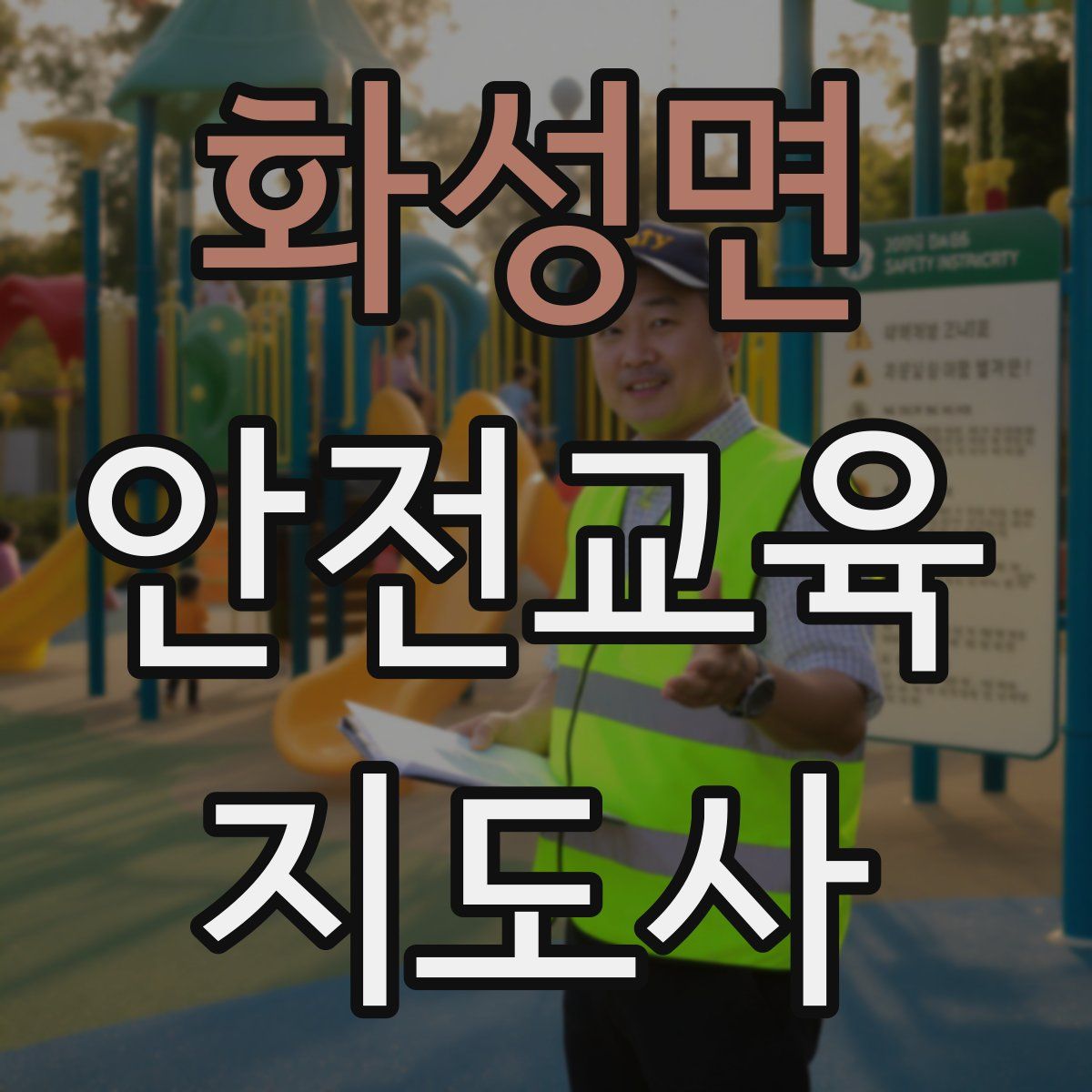 화성면 안전교육지도사 자격증