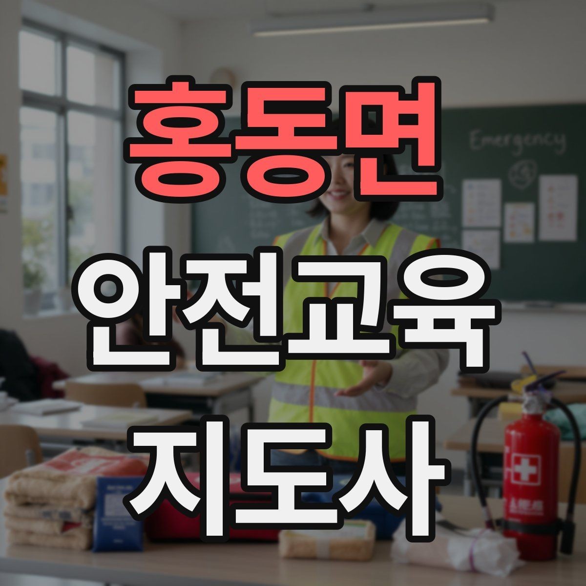 홍동면 안전교육지도사 자격증 강의 자료 만드는 방법