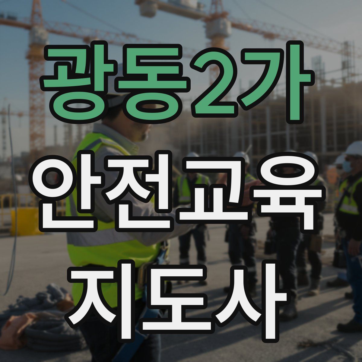 광동2가 안전교육지도사 자격증