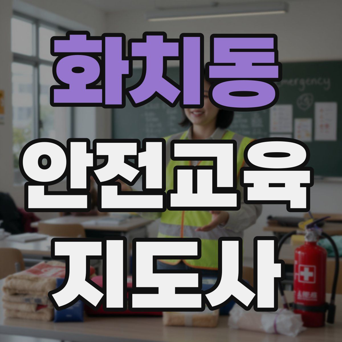 화치동 안전교육지도사 자격증