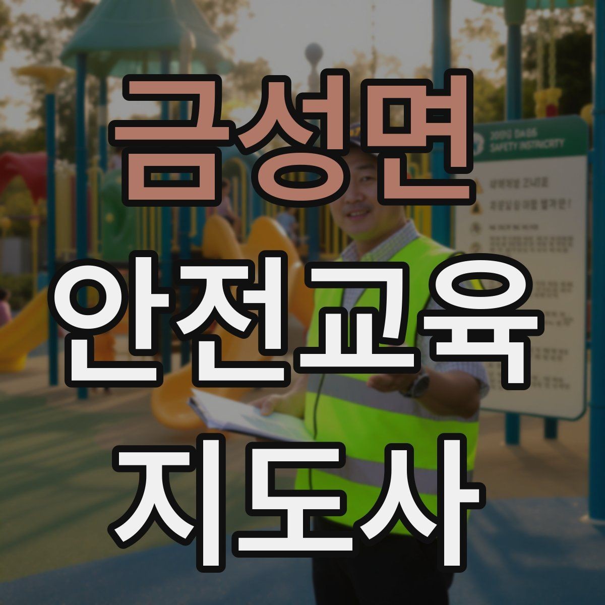 금성면 안전교육지도사 자격증 안전교육 지도 역량 키우기