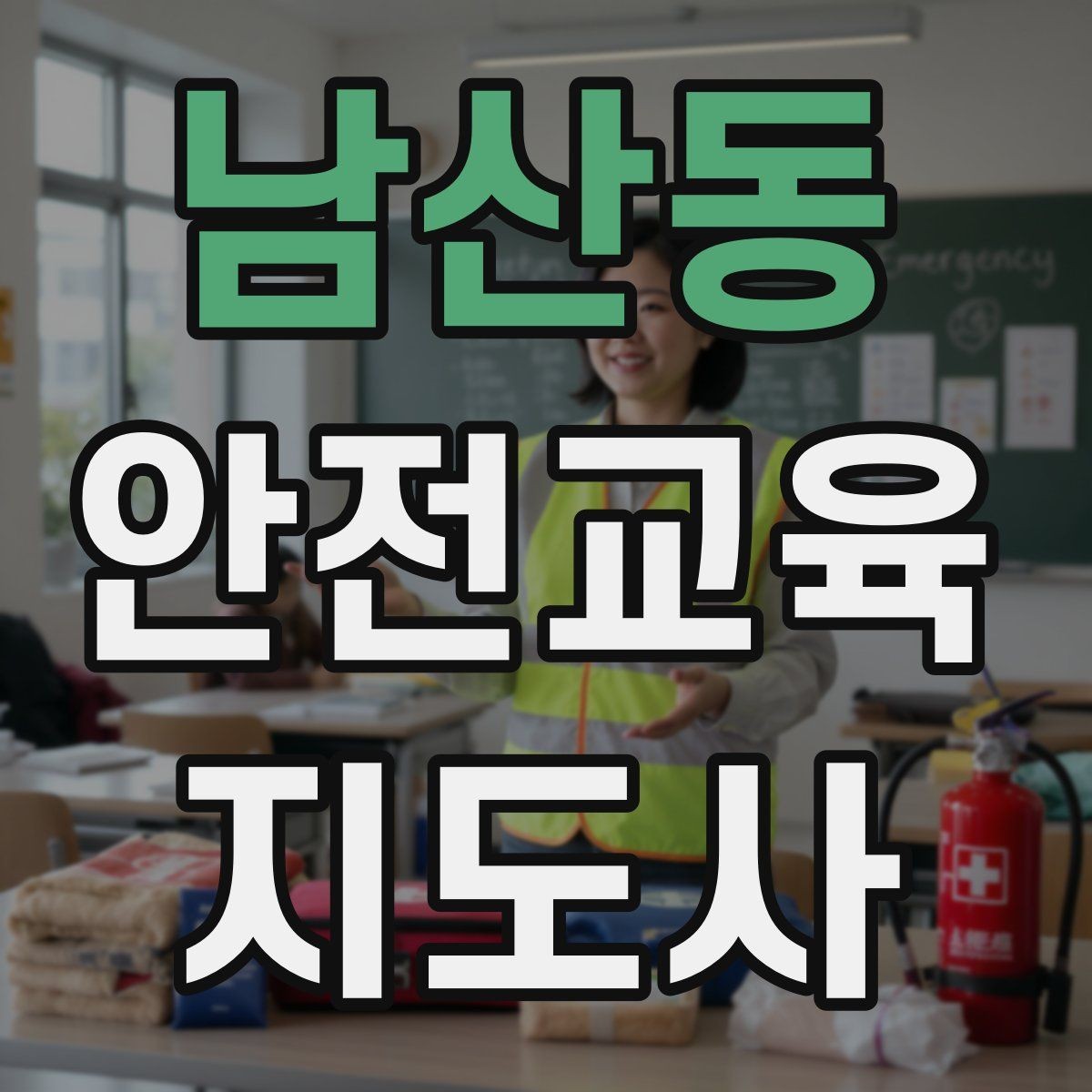 남산동 안전교육지도사 자격증 청소년기관 출강 준비에 필요한 것