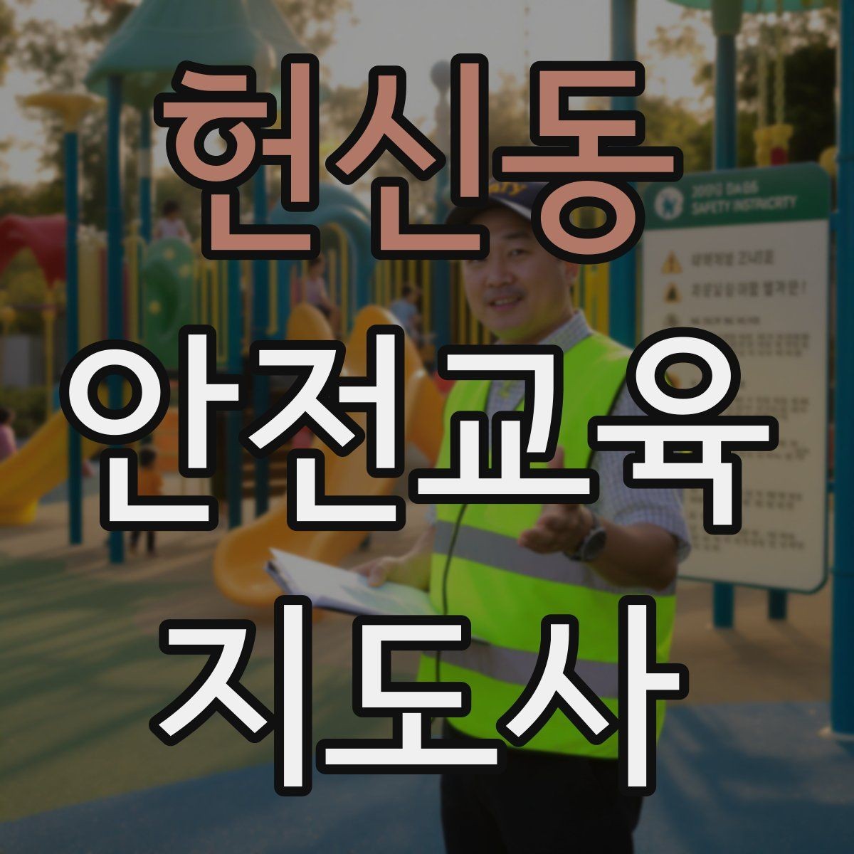 헌신동 안전교육지도사 자격증 재난안전 교육 주제를 정하는 기준